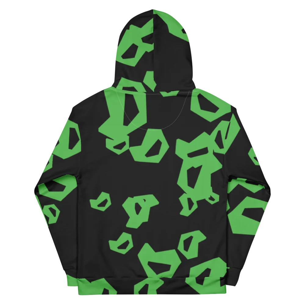 The davis9001 hoodie, laid flat, back up.